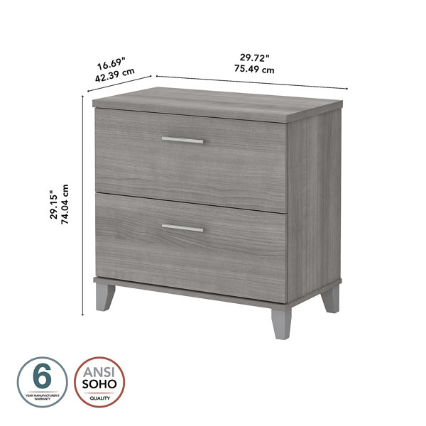 Magomed 2-Drawer Lateral Filing Cabinet